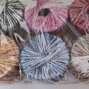 NEW Spangle Yarn Kit – Premier Yarns for Inspira  Includes SIX Multicolor Balls